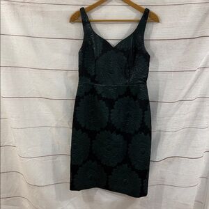Anthropologie Leifsdottir Green Cocktail Dress size 8